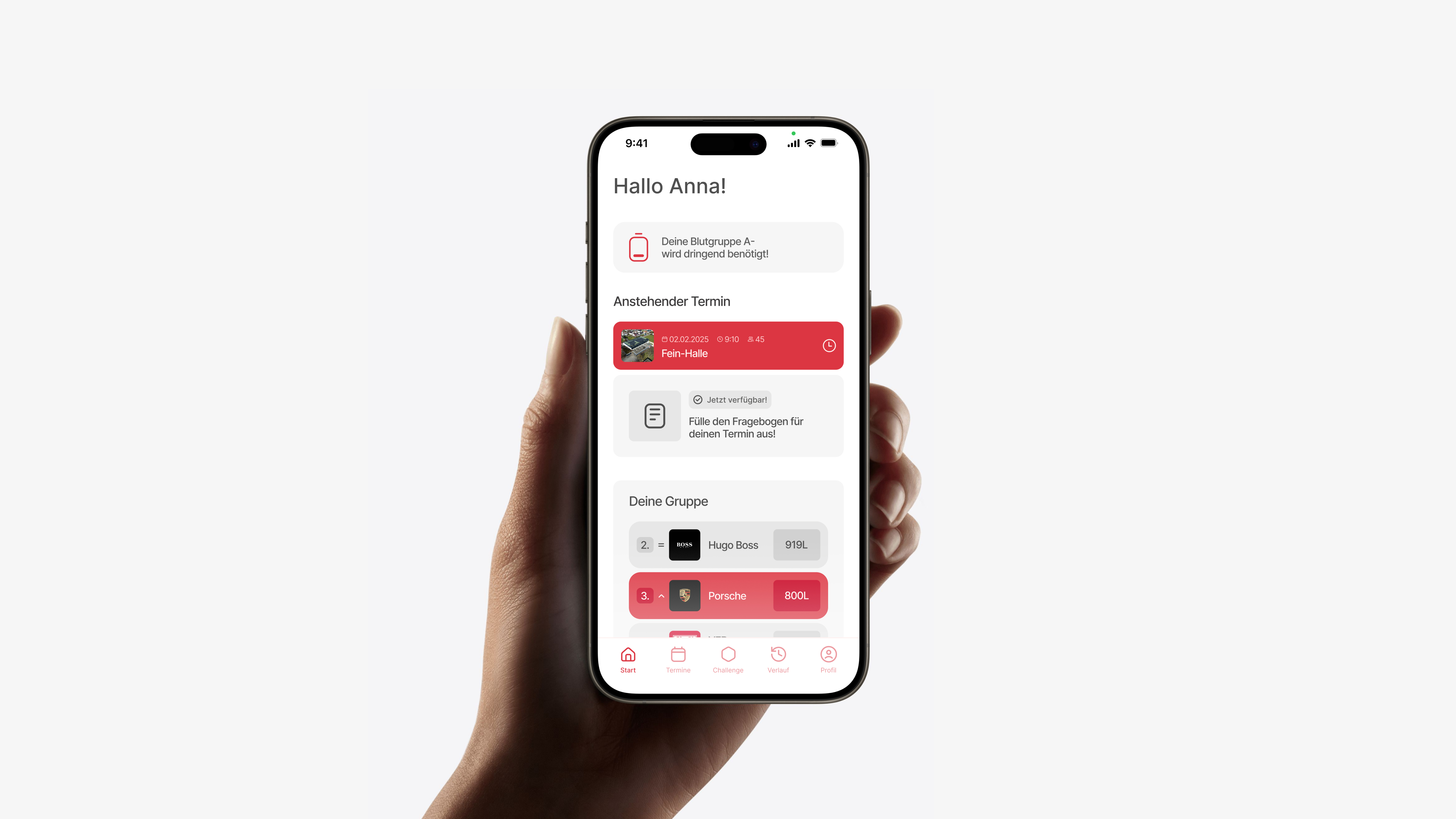 Pulse — Blood donation app concept