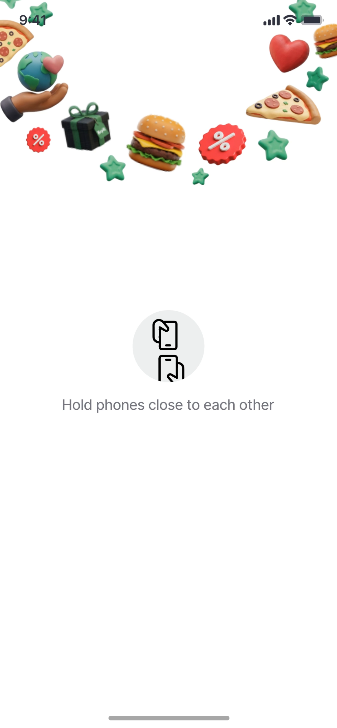 Digital Handshake — courier view