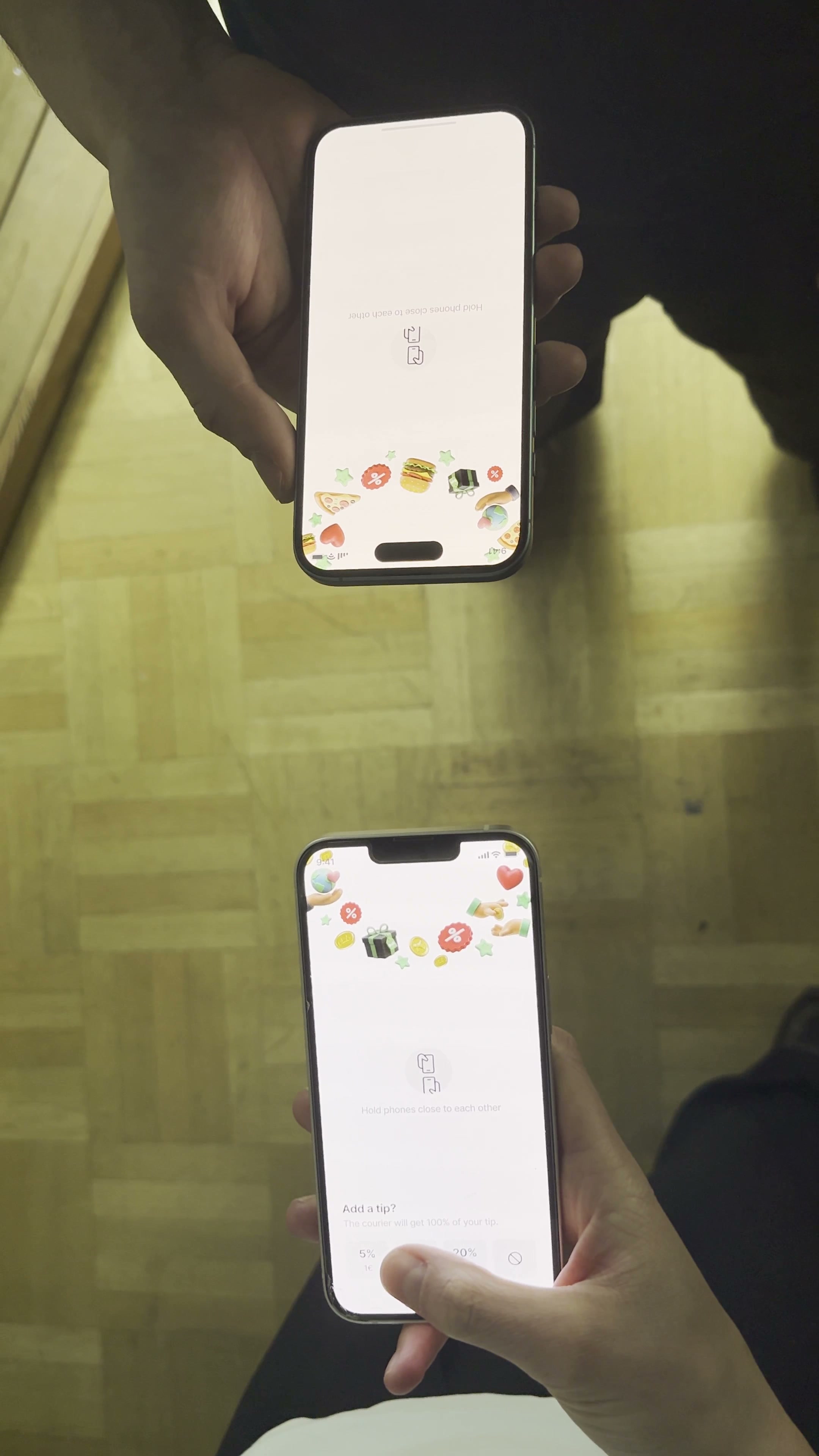 Bolt delivery handoff — prototype screen