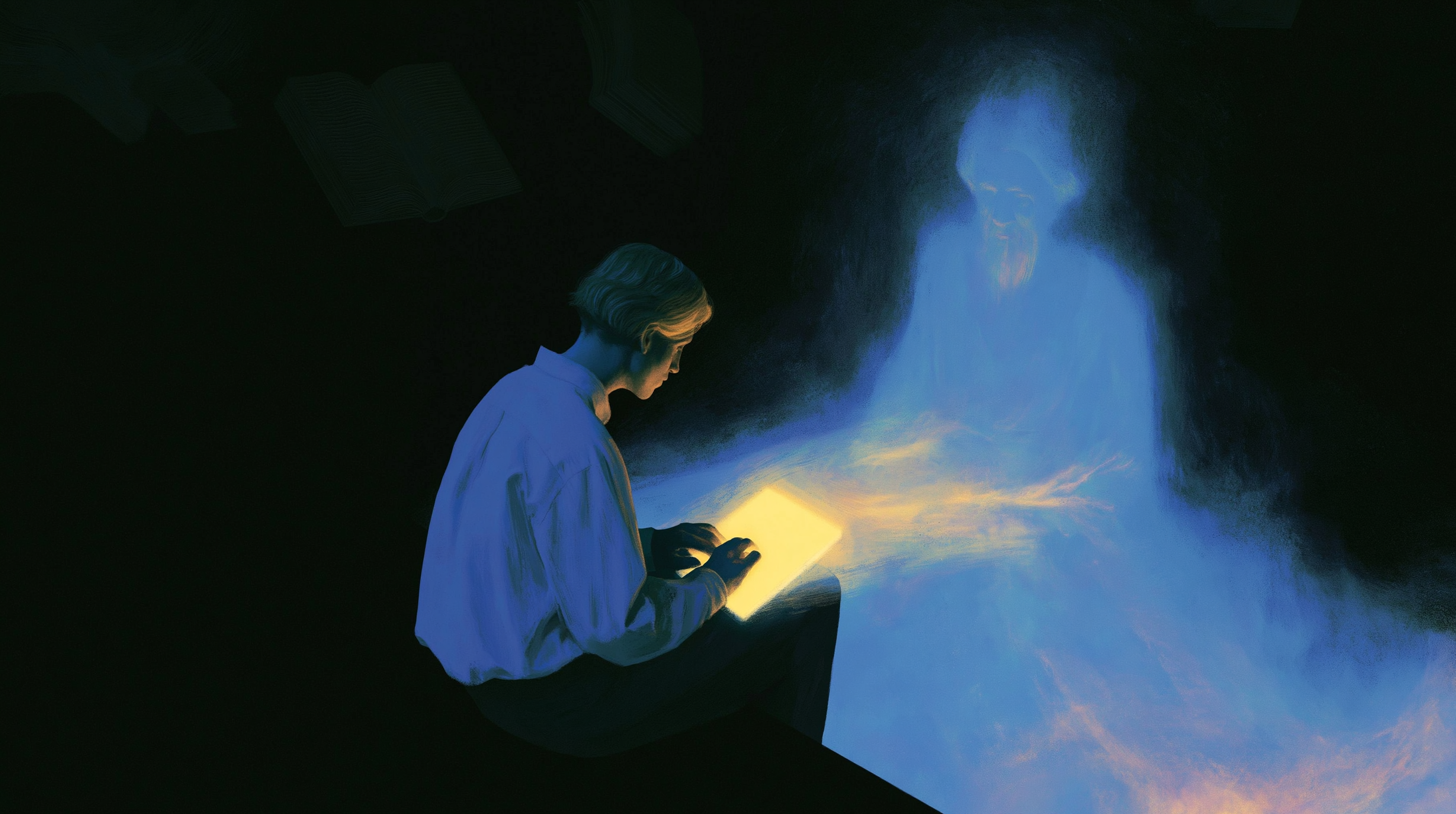 Mykrozziha — AI tutor illustration
