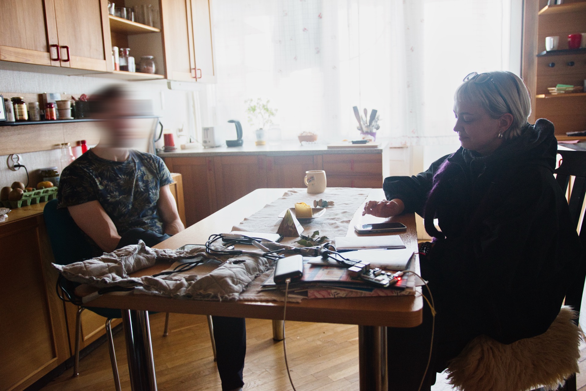 Interview with a blind participant