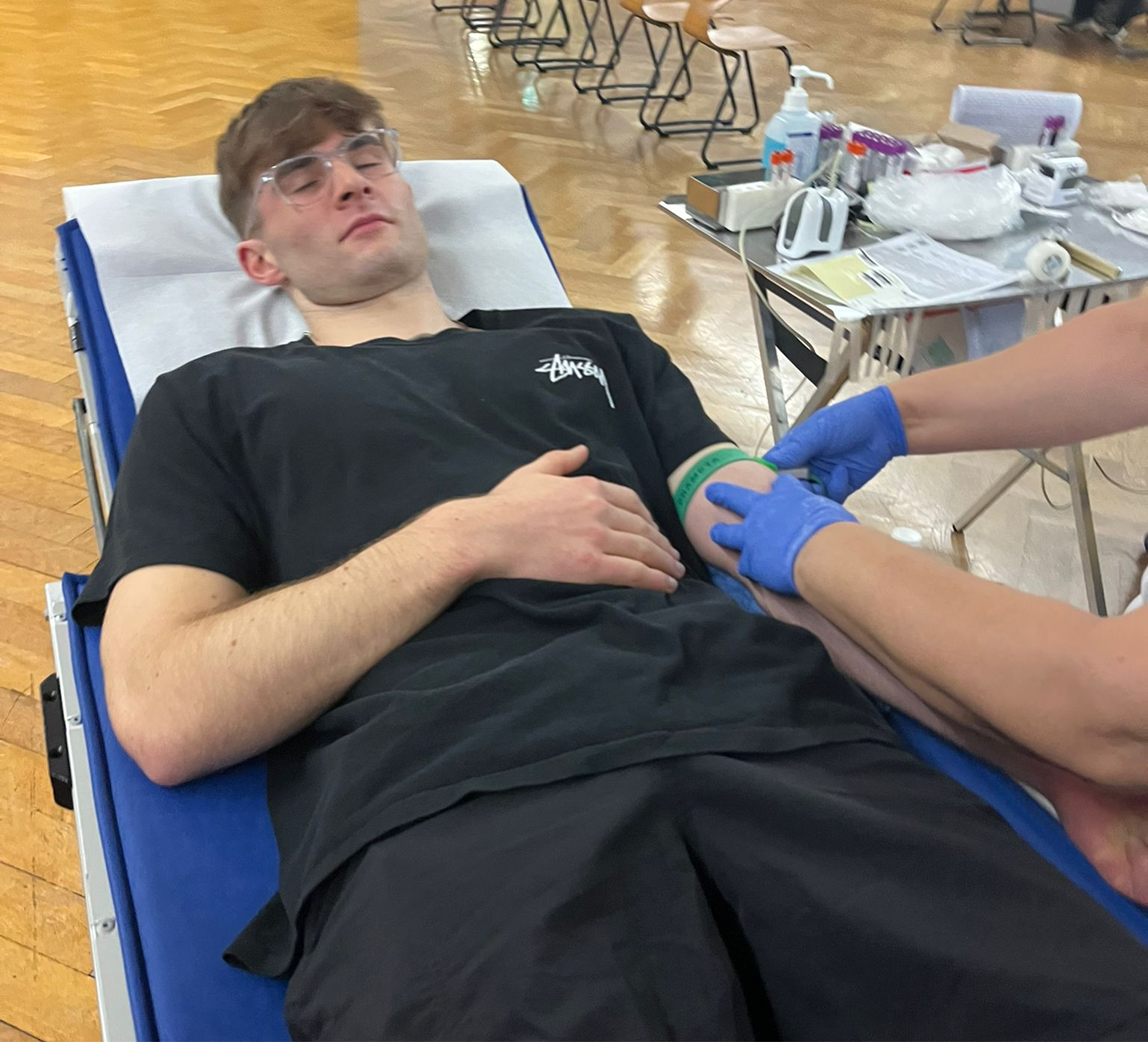 Shadowing — preparation before donation