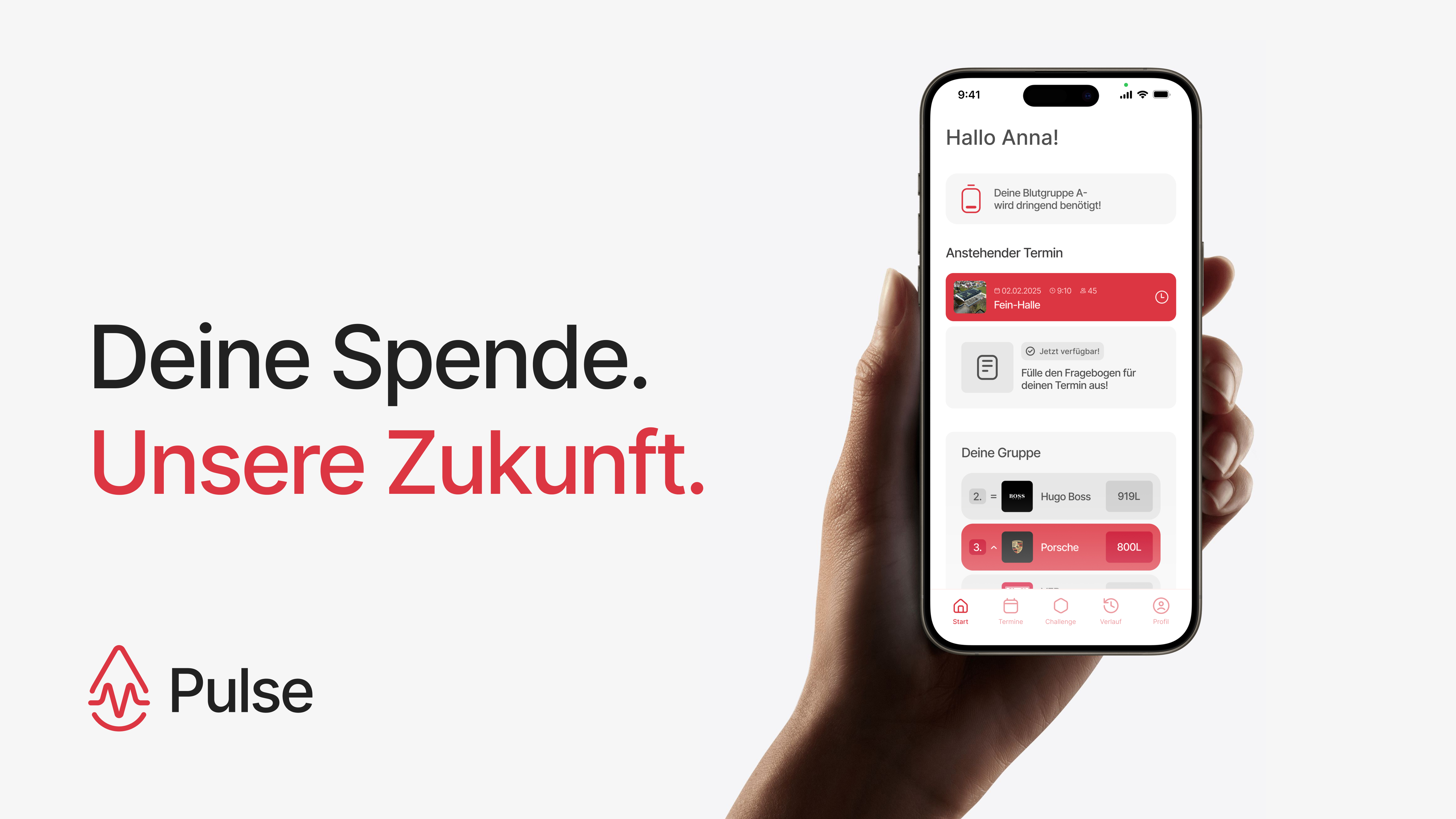 Pulse future vision — blood donation for the next generation
