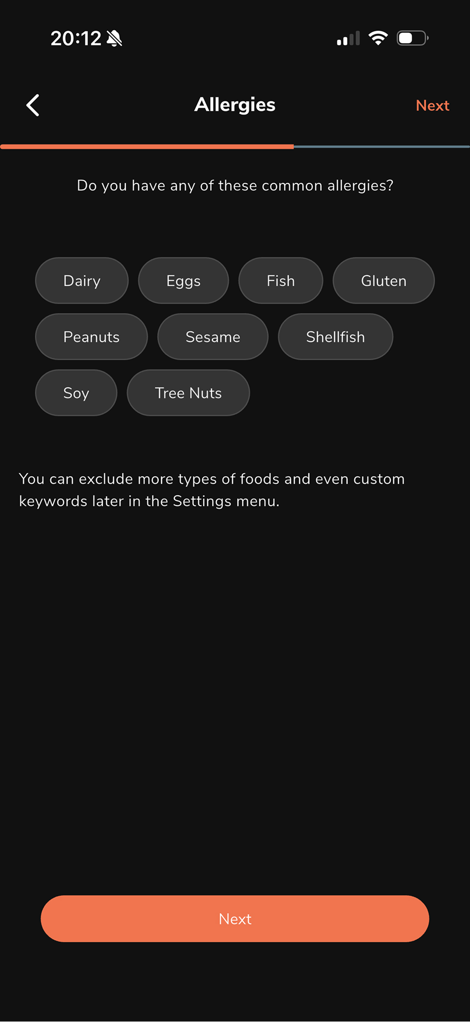 Eat This Much Onboarding 6