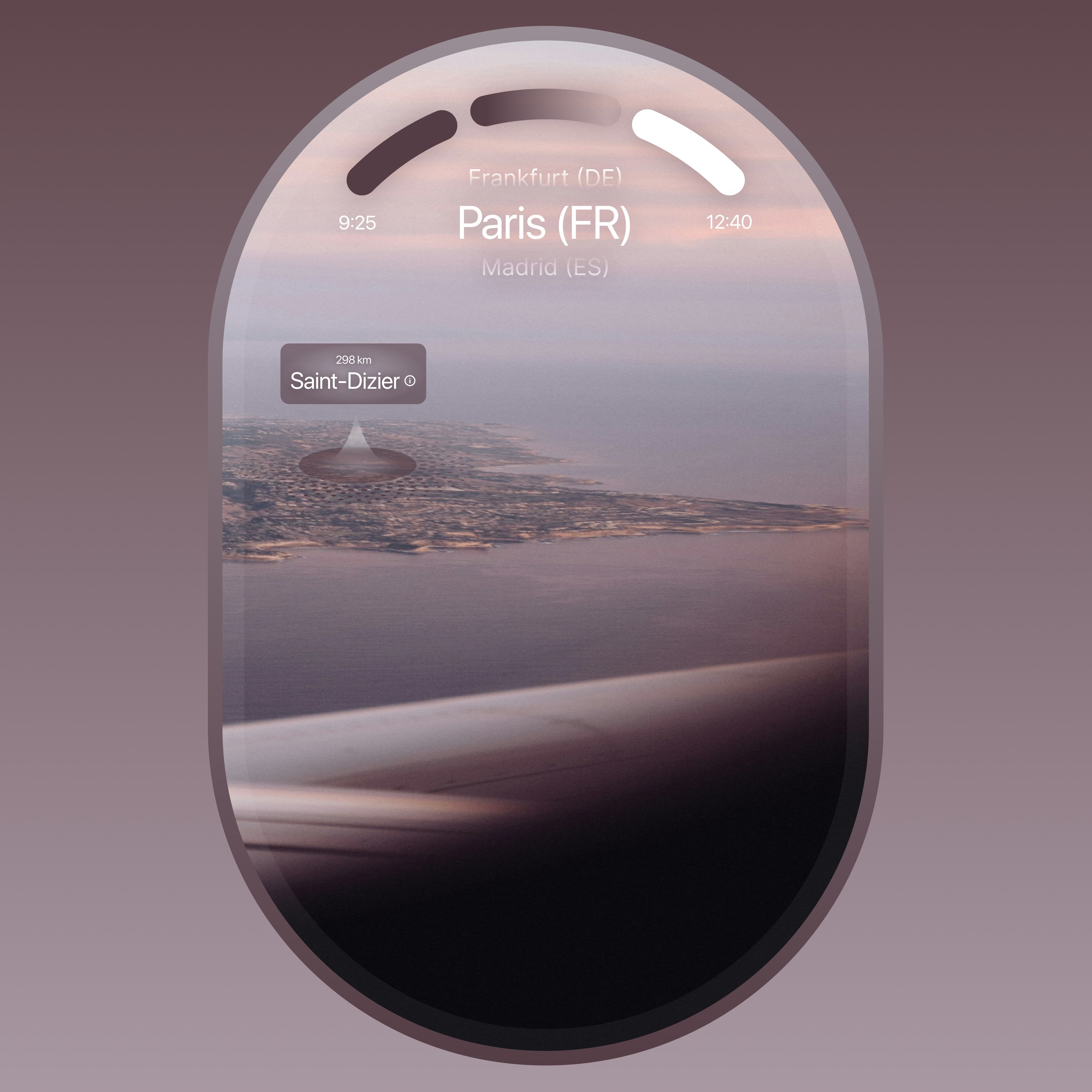 Plane Window UI