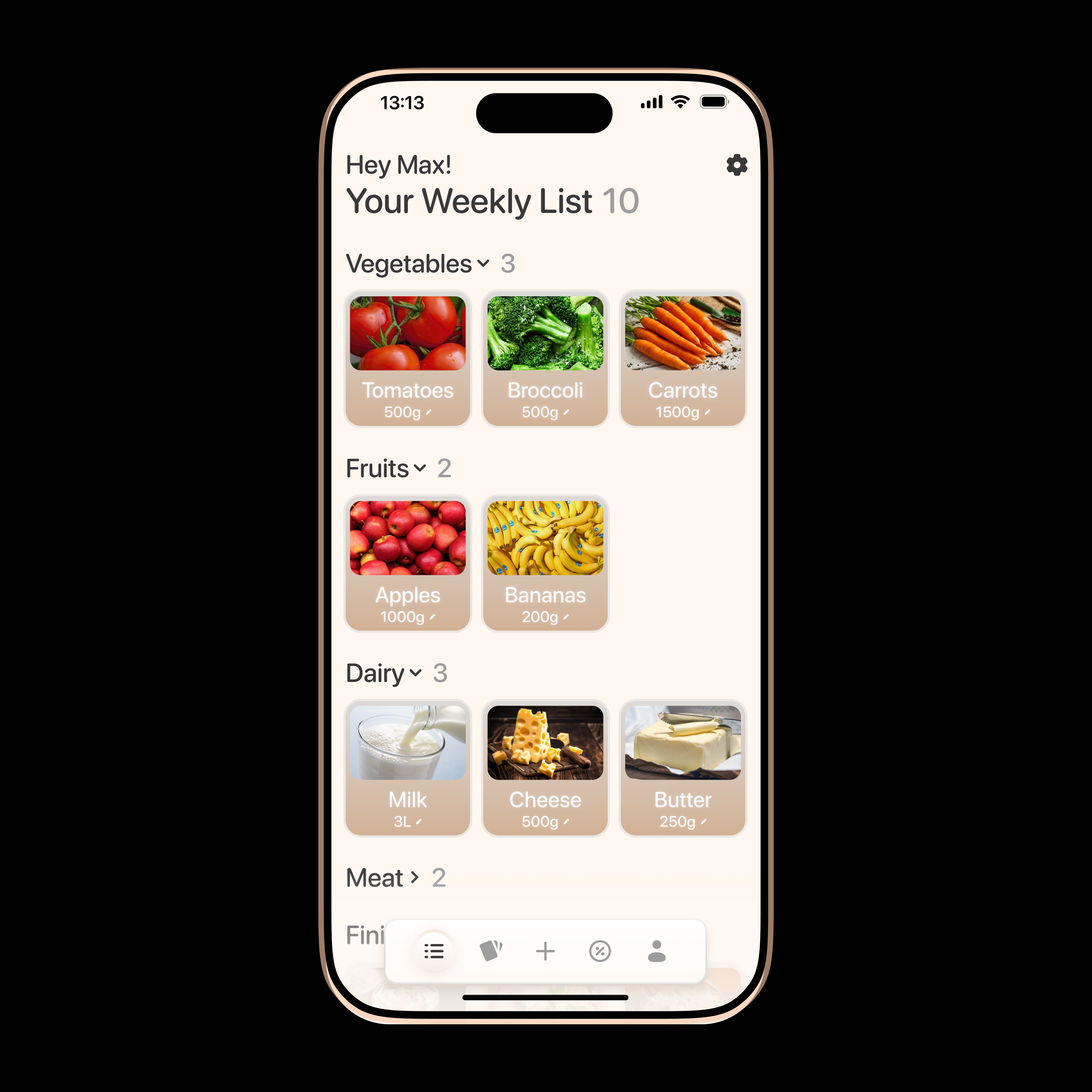 Shopping List App